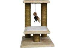 Tall, Two-Tier Cat Scratching Post
